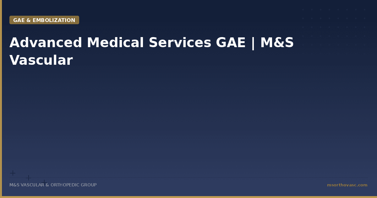 Advanced Medical Services GAE | M&S Vascular